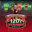 在Madisoncasino.be在线赌场上玩Dynamic Roulette 120x