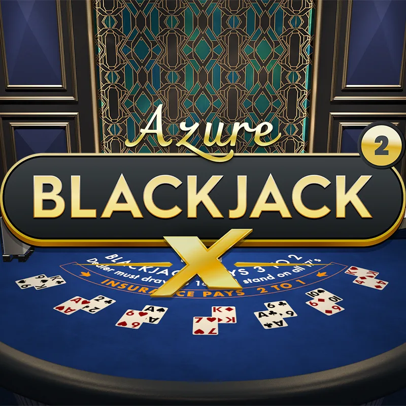 Play BlackjackX 2 - Azure on Starcasinodice.be online casino