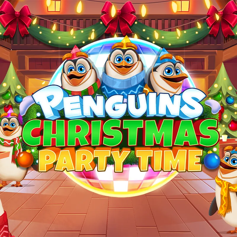 Penguins Christmas Party Time