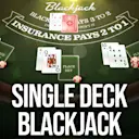 Jouer à Single Deck Blackjack sur le casino en ligne Hotwin.be