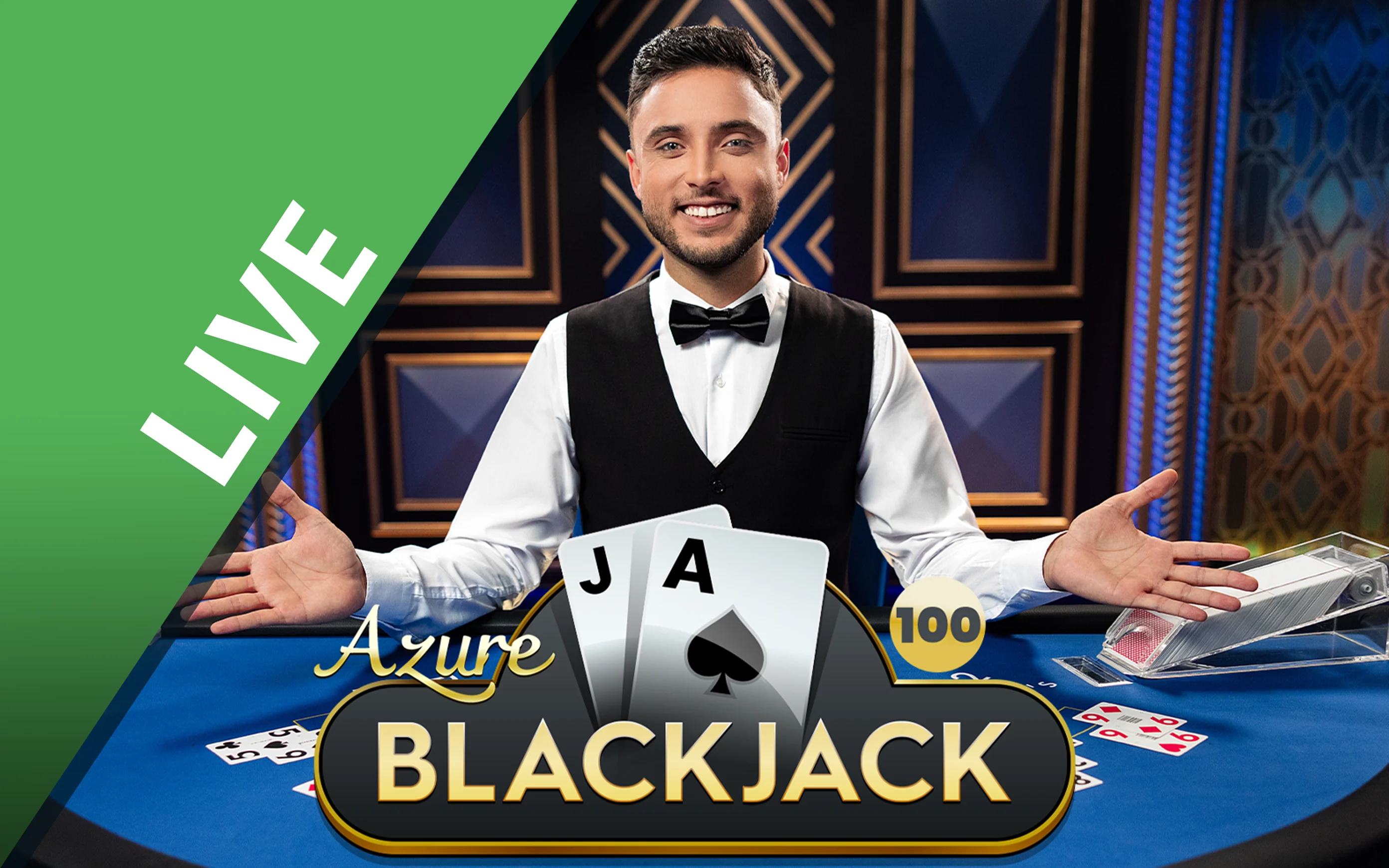 Jouer à Blackjack 100 - Azure sur le casino en ligne Starcasino.be