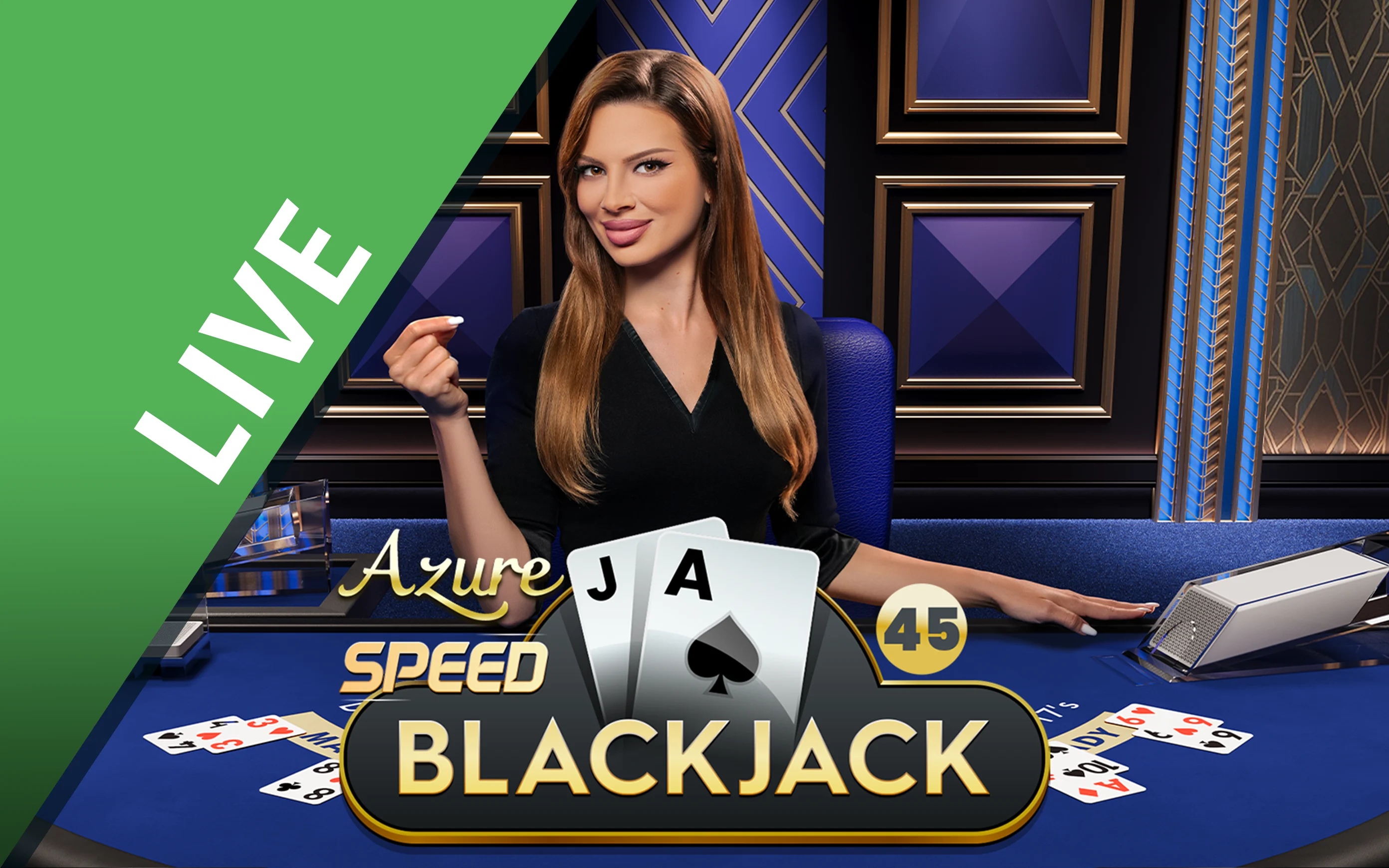 Play Speed Blackjack 45 - Azure on Starcasino.nl online casino