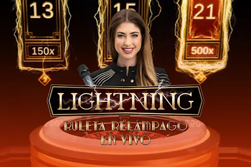 Juega a Ruleta Relámpago en Vivo en el casino en línea de Solcasino.es