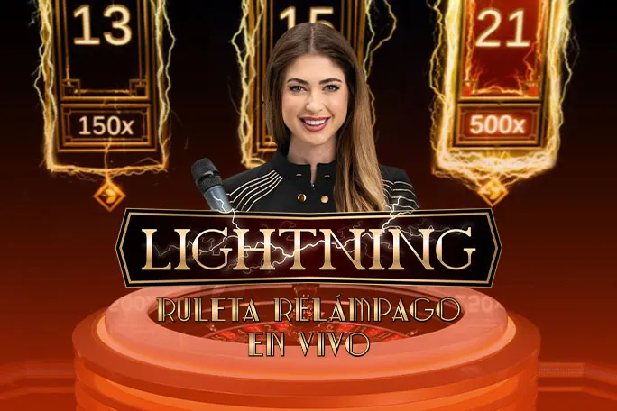 Juega a Ruleta Relámpago en Vivo en el casino en línea de Solcasino.es