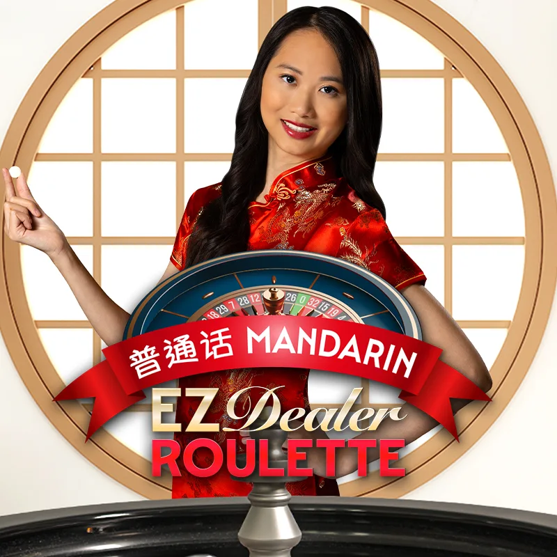 Chơi EZ Dealer Roulette Mandarin trên sòng bạc trực tuyến Starcasinodice.be