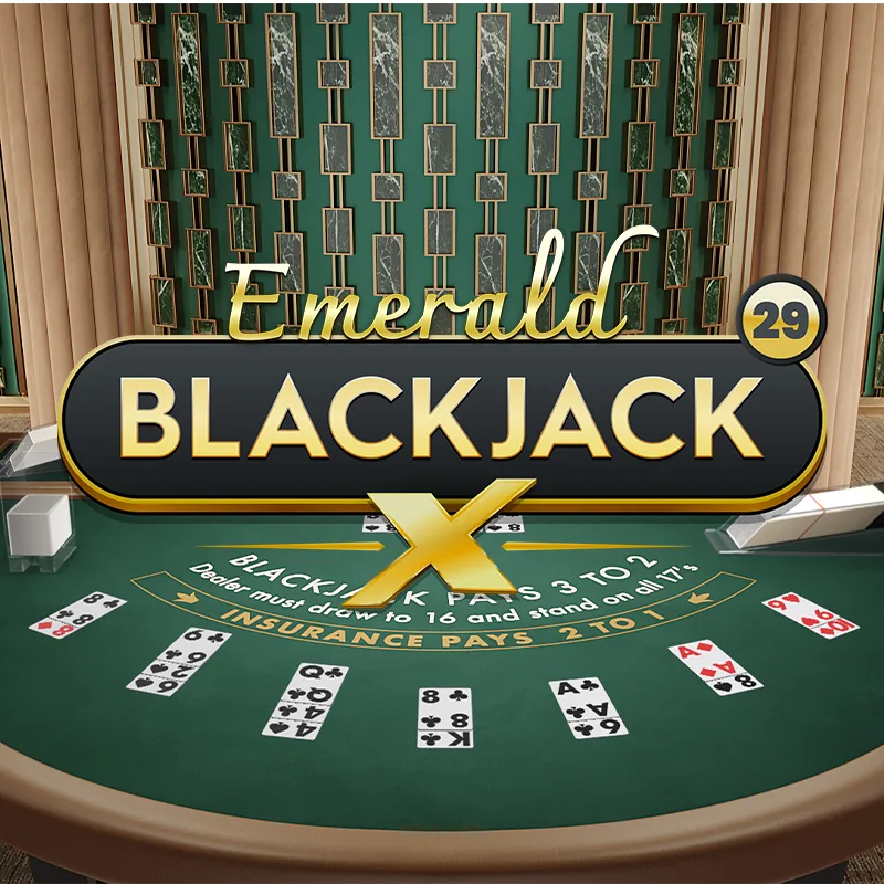 Juega a BlackjackX 29 - Emerald en el casino en línea de Madisoncasino.be