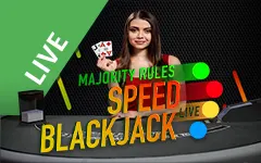 Jouer à Majority Rules Speed Blackjack sur le casino en ligne Starcasino.be