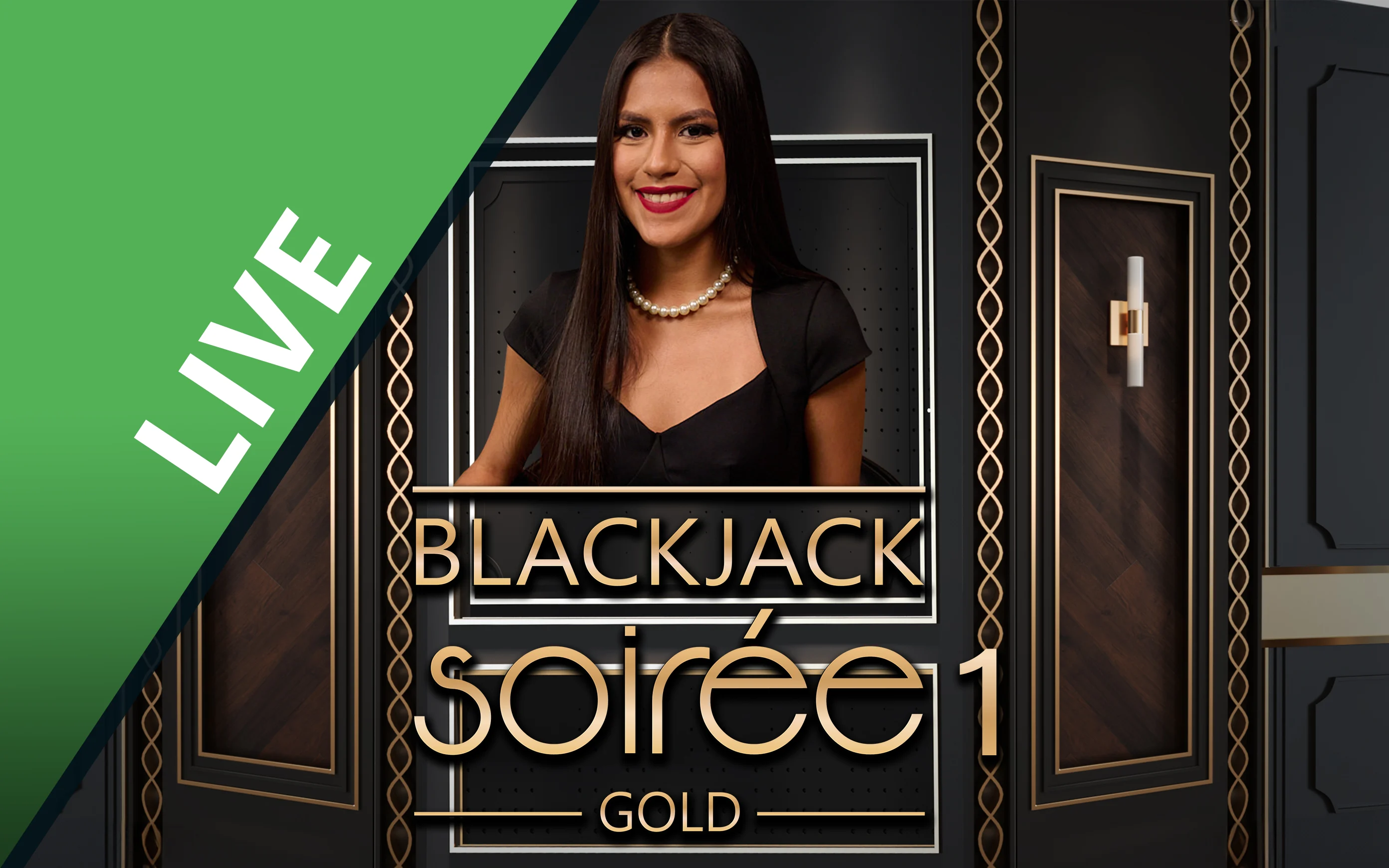 Jogue Blackjack Soirée Gold 1 no casino online Starcasino.be 