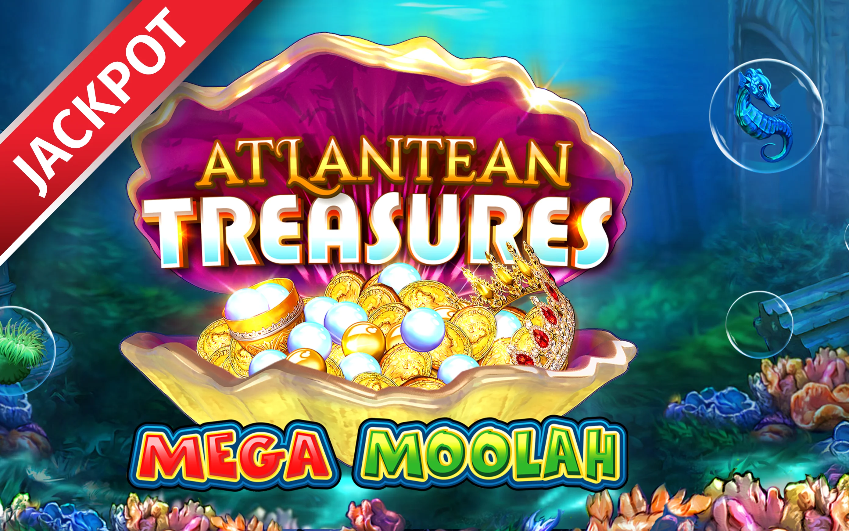 Chơi Atlantean Treasures Mega Moolah ™ trên sòng bạc trực tuyến Starcasino.be