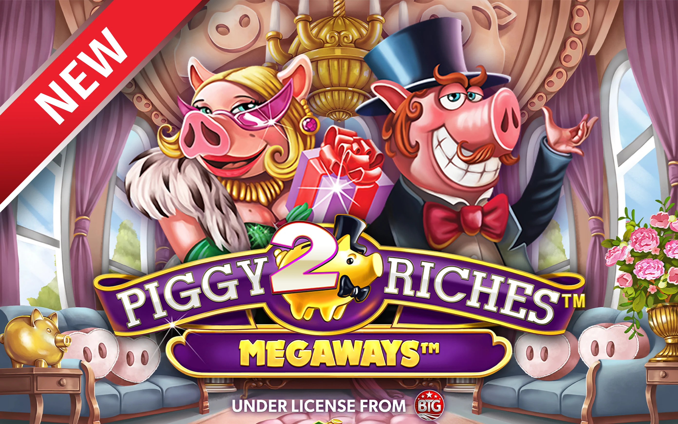Играйте Piggy Riches 2 Megaways™ на Starcasino.be онлайн казино