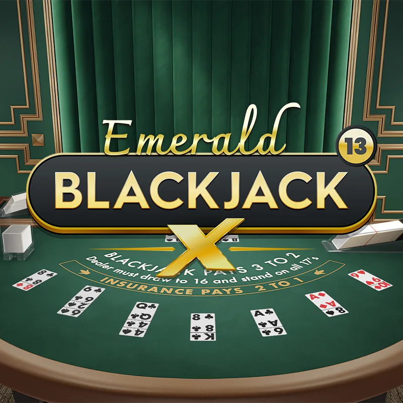 Play BlackjackX 13 - Emerald on Madisoncasino.be online casino