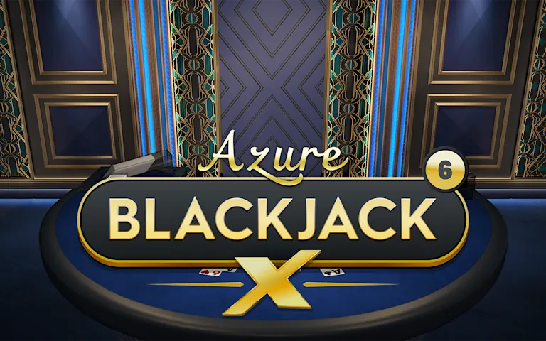 Play BlackjackX 6 - Azure on Casinoking.be online casino