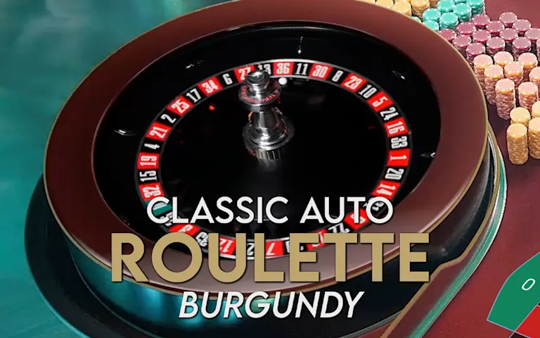 Play Burgundy Auto-Roulette Classic on Hotwin.be online casino