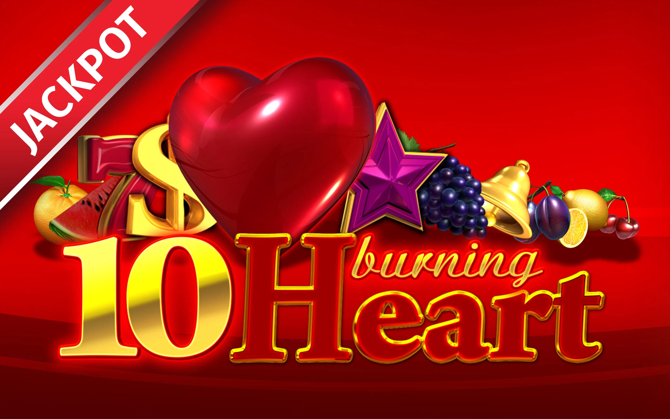 เล่น 10 Burning heart บนคาสิโนออนไลน์ Starcasino.be
