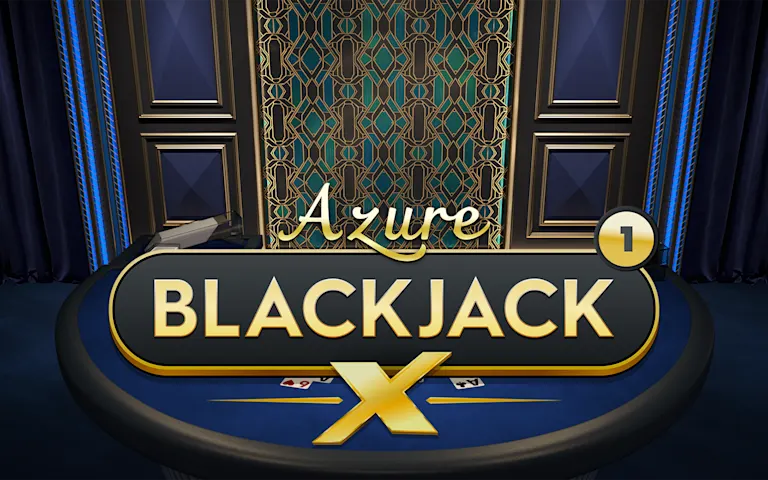 Play BlackjackX 1 - Azure on Casinoking.be online casino