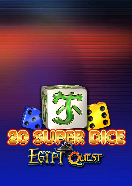 Play 20 Super Dice Egypt Quest on Madisoncasino.be online casino