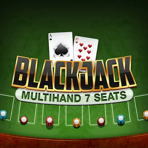 Speel Blackjack Multihand 7 seats op Stardice.be online casino