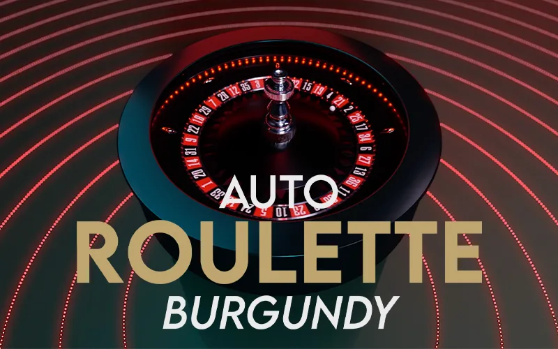 Play Burgundy Auto-Roulette on Starcasino.be online casino