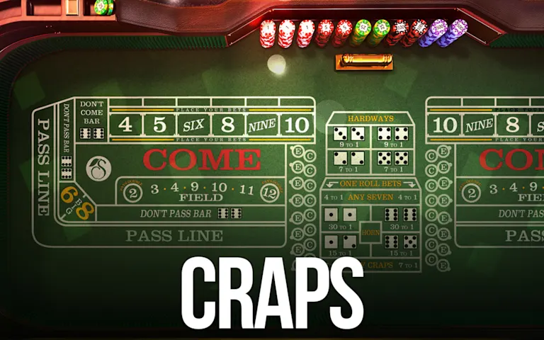 Play Craps on Starcasino.be online casino