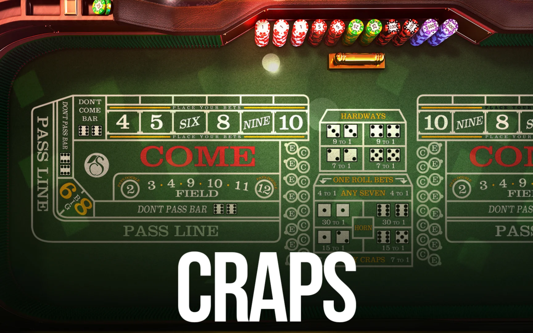 Spil Craps på Starcasino.be online kasino

