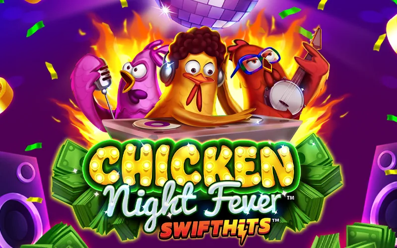Spil Chicken Night Fever™ på Starcasino.be online kasino
