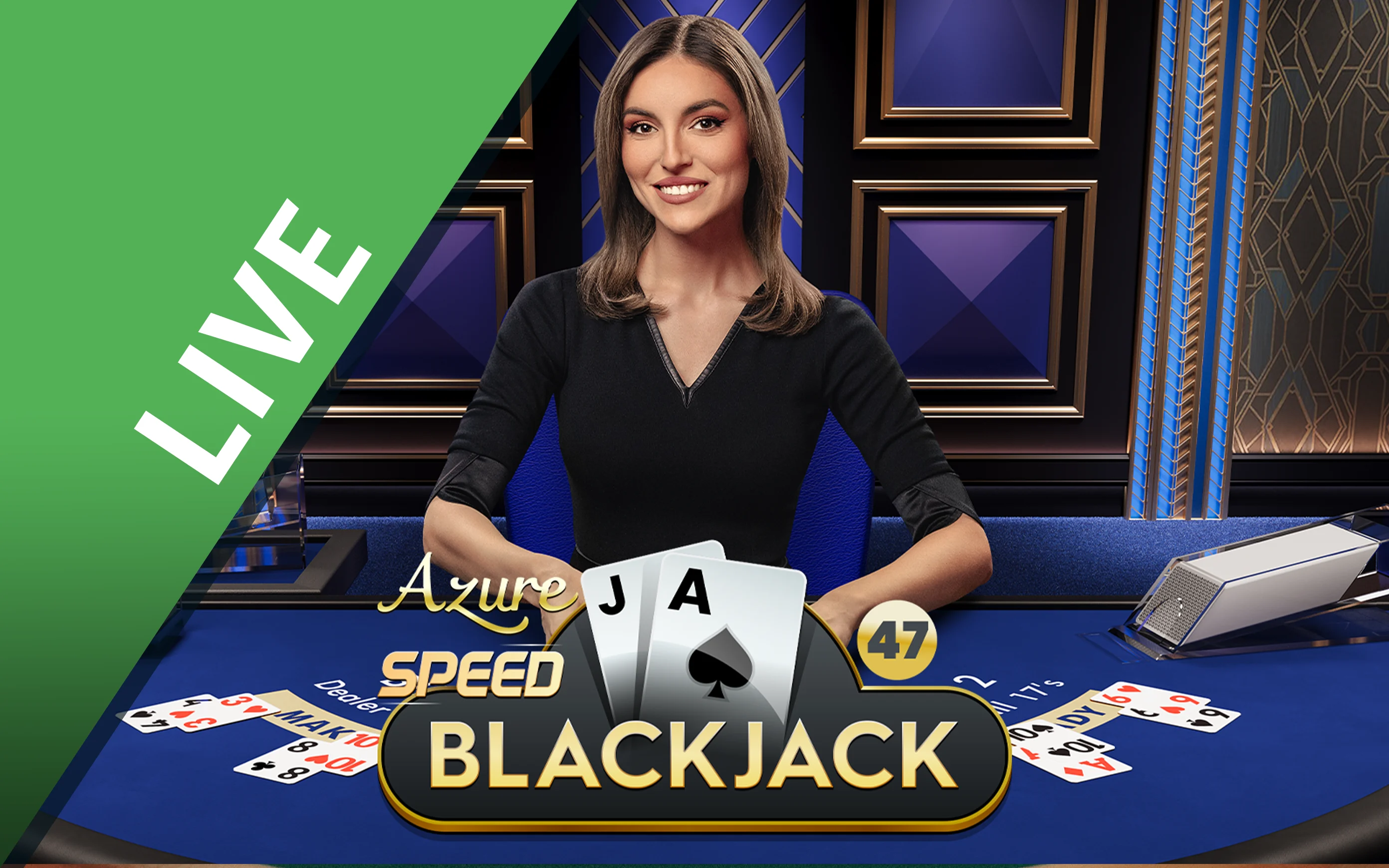 Speel Speed Blackjack 47 - Azure bij Starcasino.nl