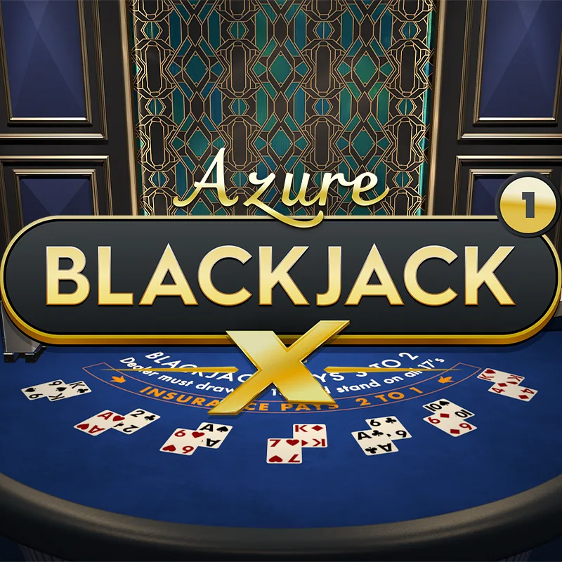 Play BlackjackX 1 - Azure on Starcasinodice.be online casino