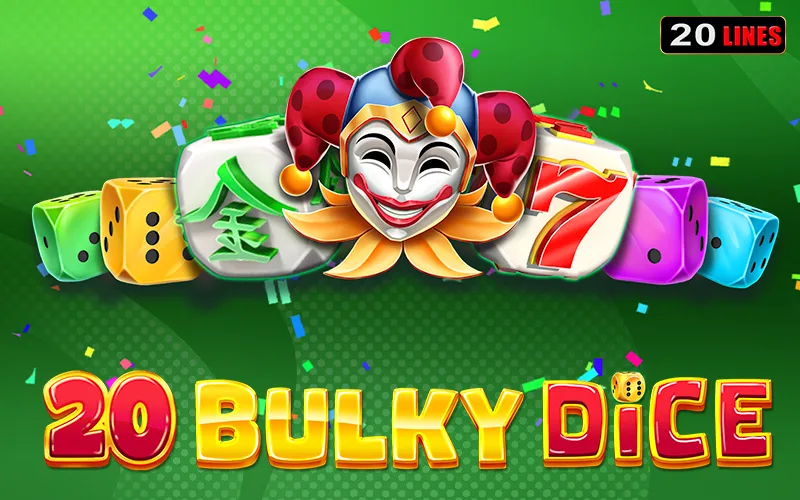 Play 20 Bulky Dice on Starcasinodice.be online casino
