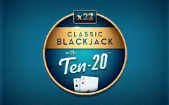 Juega a Classic Blackjack with Ten-20™ en el casino en línea de Solcasino.es