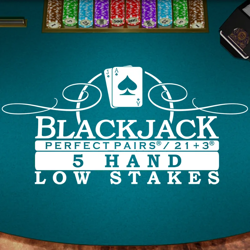 Perfect Pairs and 21+3 Blackjack 5 Hand Low