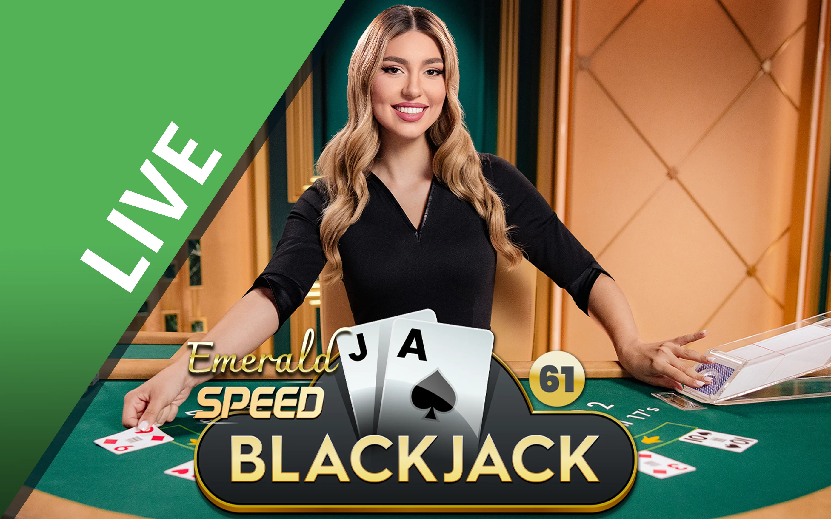 Грайте у Speed Blackjack 61 - Emerald в онлайн-казино Starcasino.be