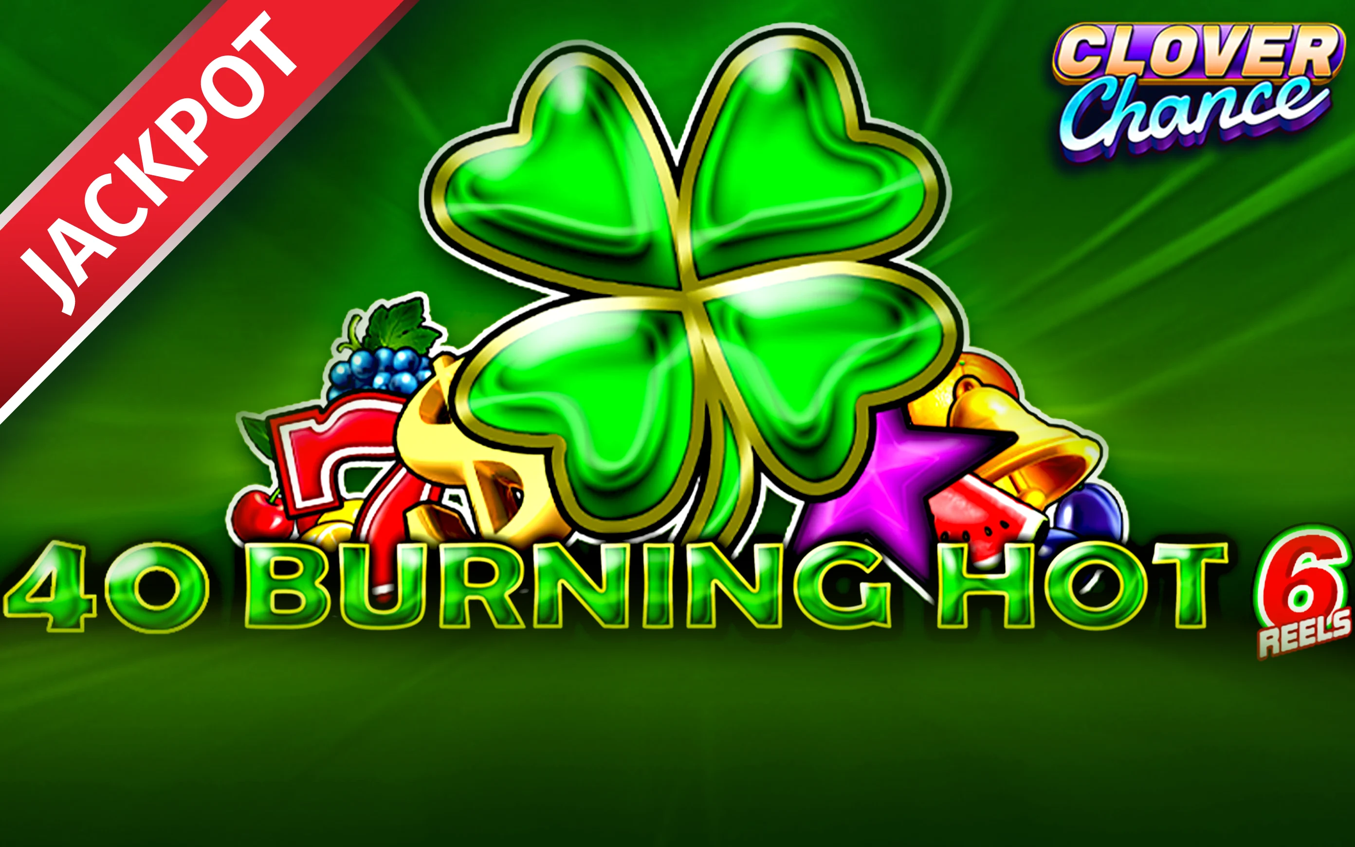 Грайте у 40 Burning Hot 6 reels Clover Chance в онлайн-казино Starcasino.be