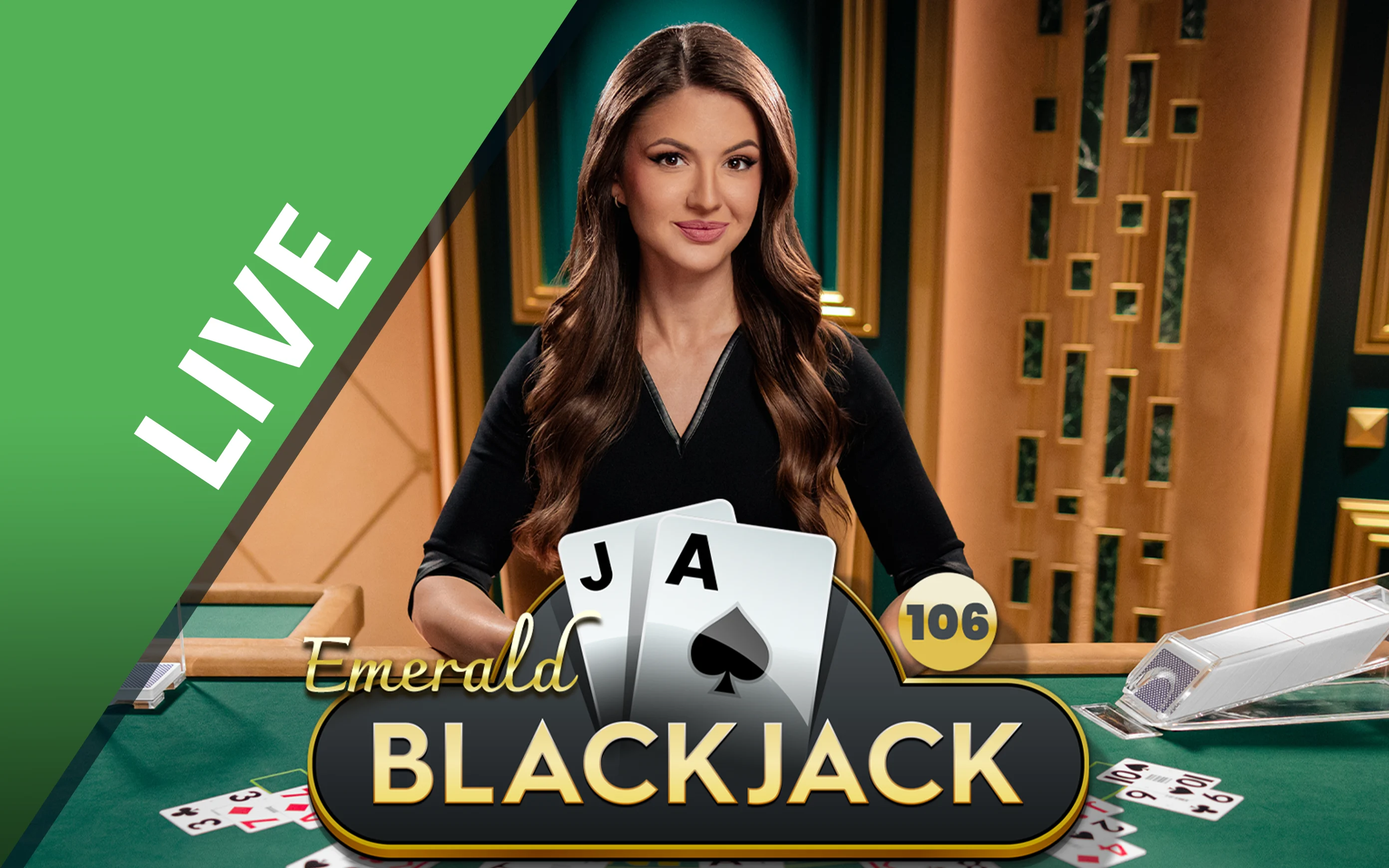 Speel Blackjack 106 - Emerald bij Starcasino.nl 