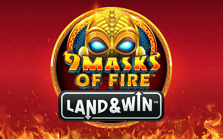 Play 9 Masks of Fire™ Land & Win™ on Starcasino.be online casino