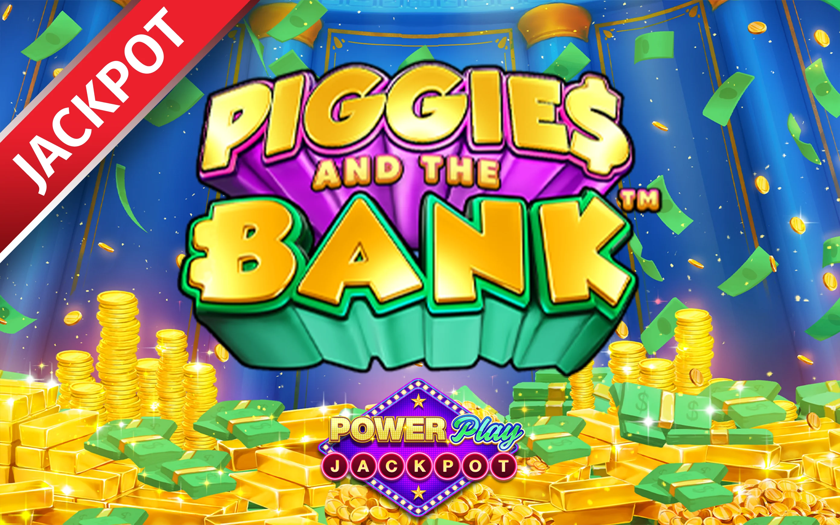Spil Mega Fire Blaze: Piggies and the Bank™ PowerPlay Jackpot på Starcasino.be online kasino
