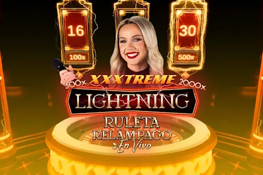 Juega a Ruleta Relámpago XXXtreme En Vivo en el casino en línea de Solcasino.es