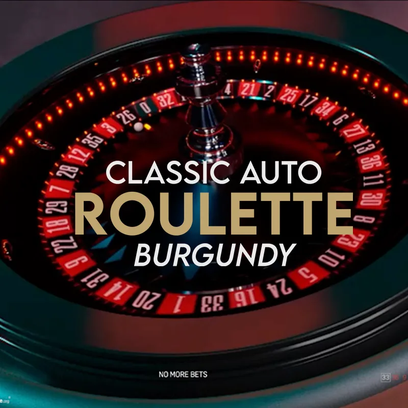 Play Burgundy Auto-Roulette Classic on Starcasinodice.be online casino
