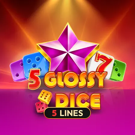 5 Glossy Dice