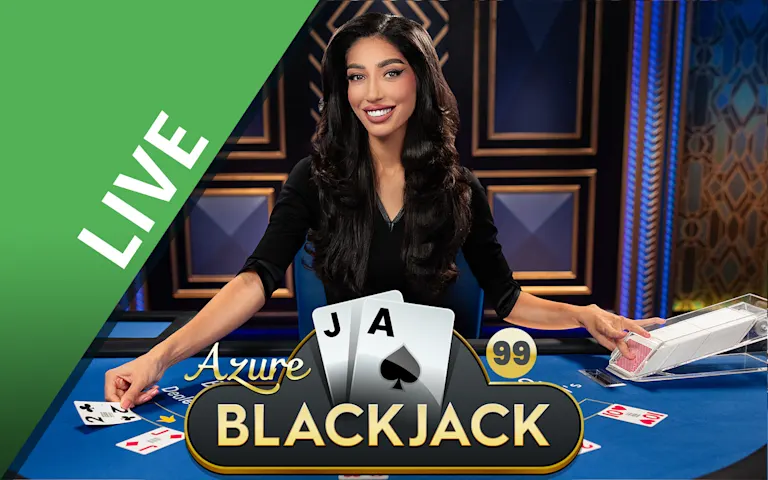 Play Blackjack 99 - Azure on Starcasino.be online casino