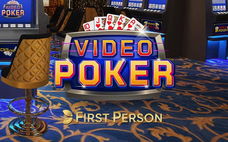 Play First Person Video Poker on Starcasino.be online casino