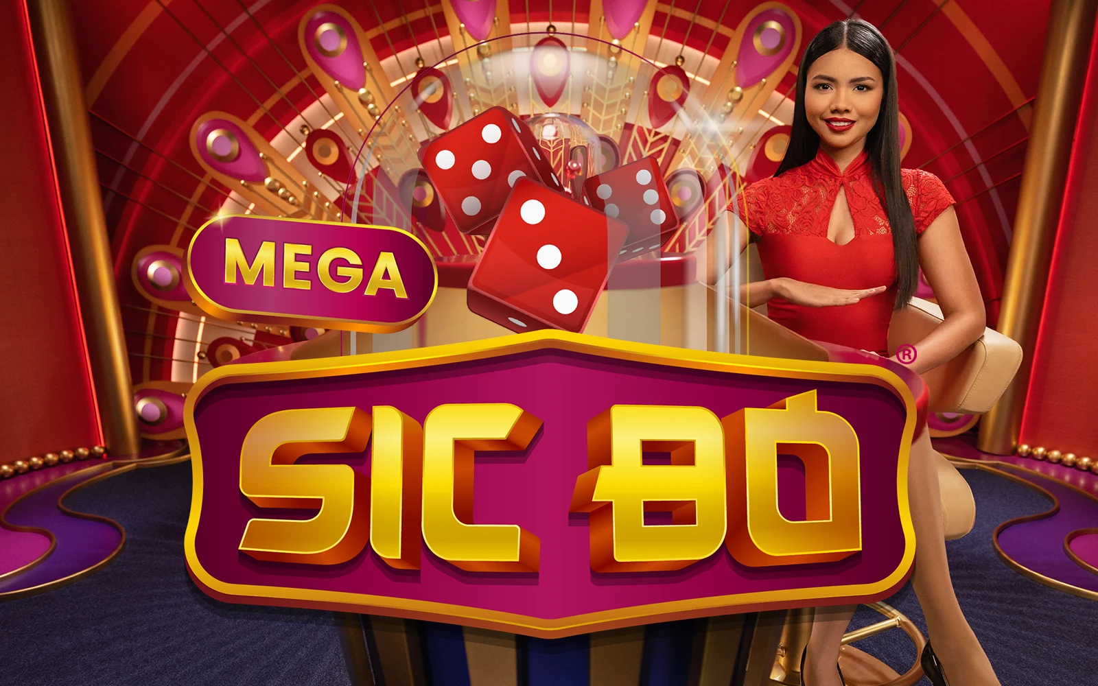 Spil Mega Sic Bo på Starcasino.be online kasino
