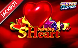 Play 5 Burning Heart Clover Chance on Starcasino.be online casino