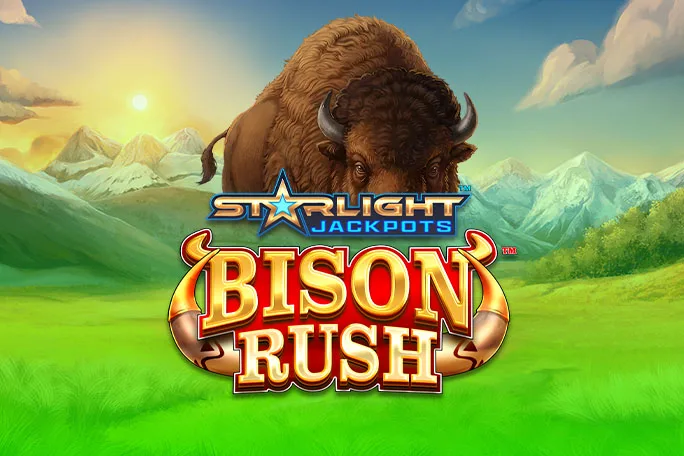 Play Starlight Jackpots™ Bison Rush™ on Starcasino.be online casino