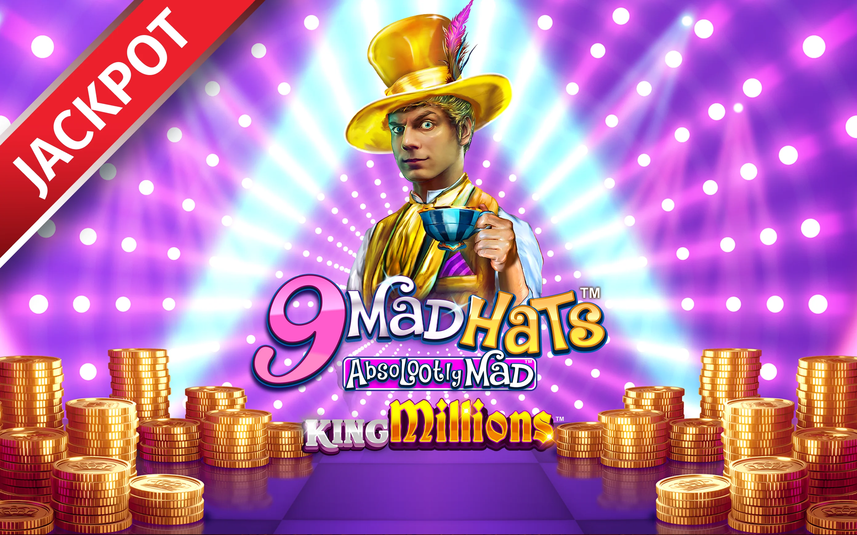 Παίξτε 9 Mad Hats™ King Millions™ στο online καζίνο Starcasino.be