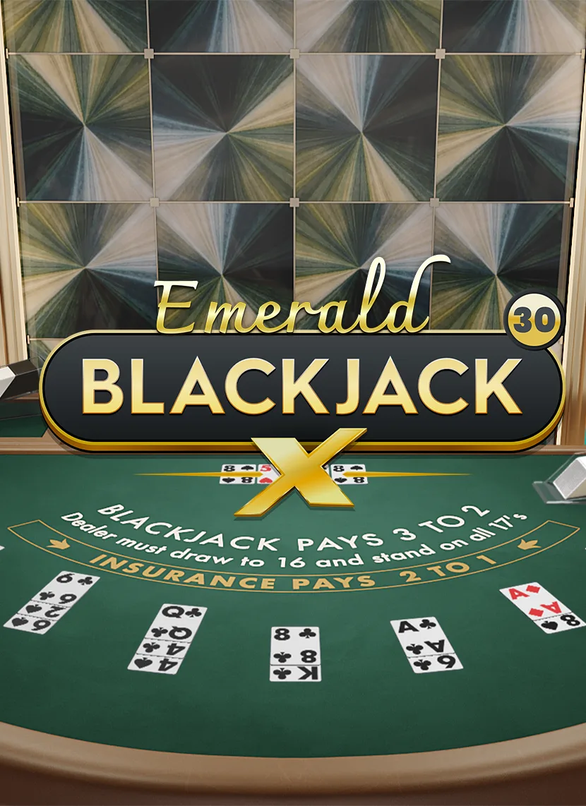 Spil BlackjackX 30 - Emerald på Madisoncasino.be online kasino
