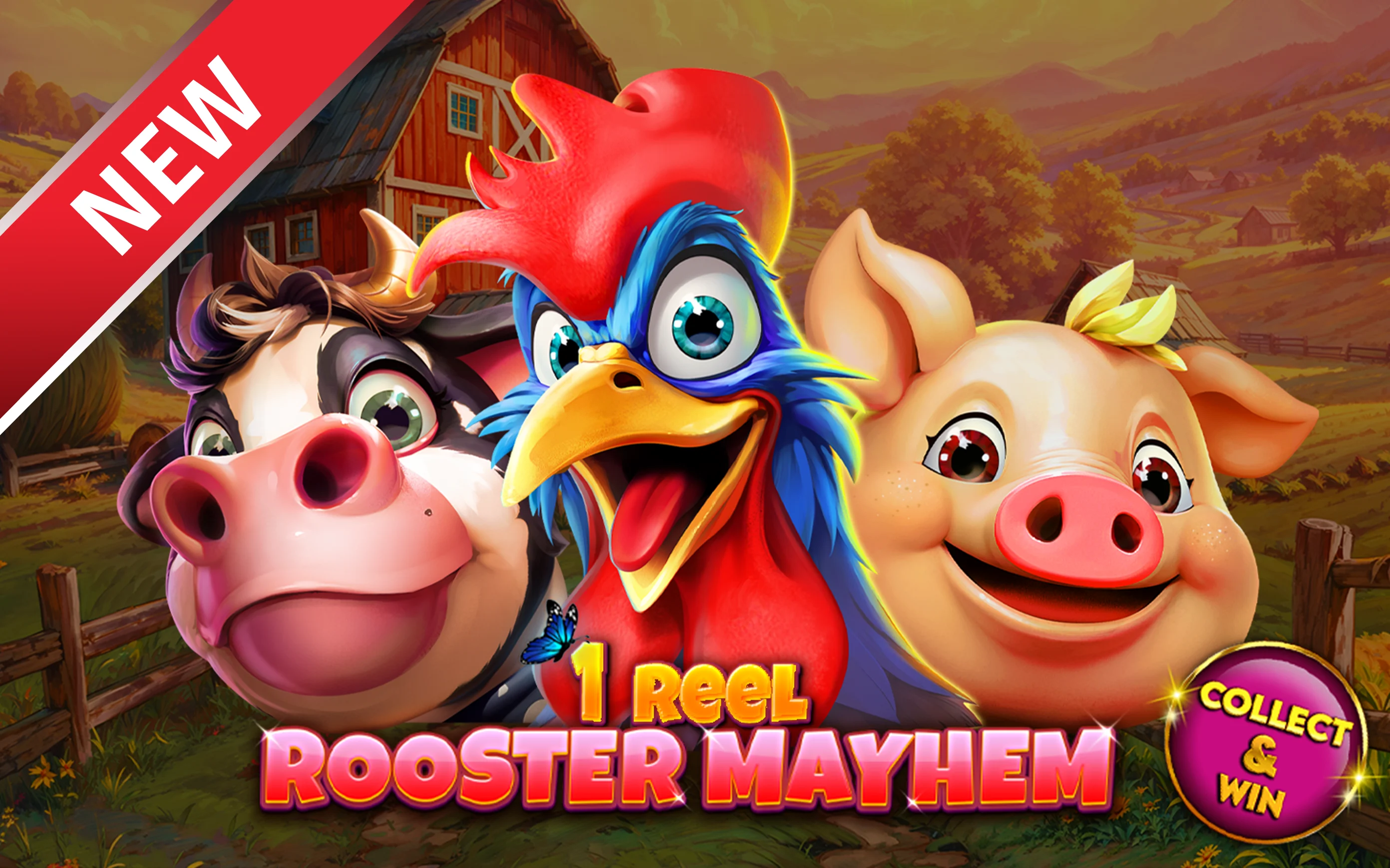 Gioca a 1 Reel - Rooster Mayhem sul casino online Starcasino.be