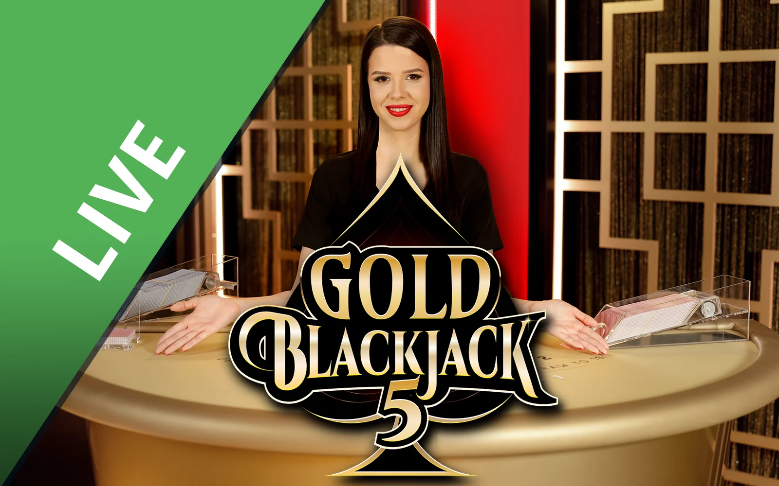 เล่น Gold Blackjack 5 บนคาสิโนออนไลน์ Starcasino.be
