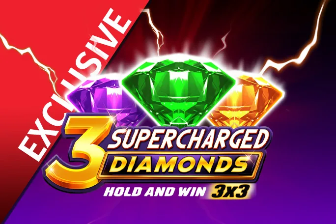 Play 3 Supercharged Diamonds: Hold and Win on Starcasino.be online casino