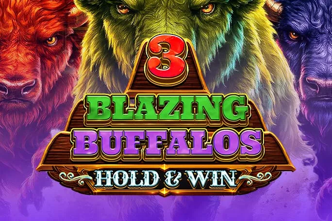 Play 3 Blazing Buffalos: Hold & Win on Starcasino.be online casino