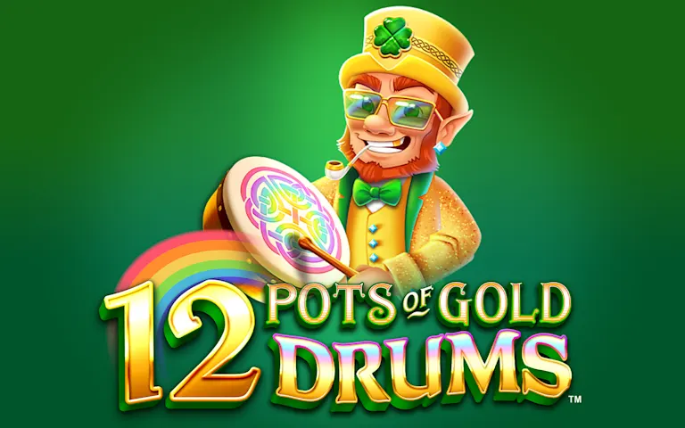 Play 12 Pots of Gold Drums™ on Starcasino.be online casino